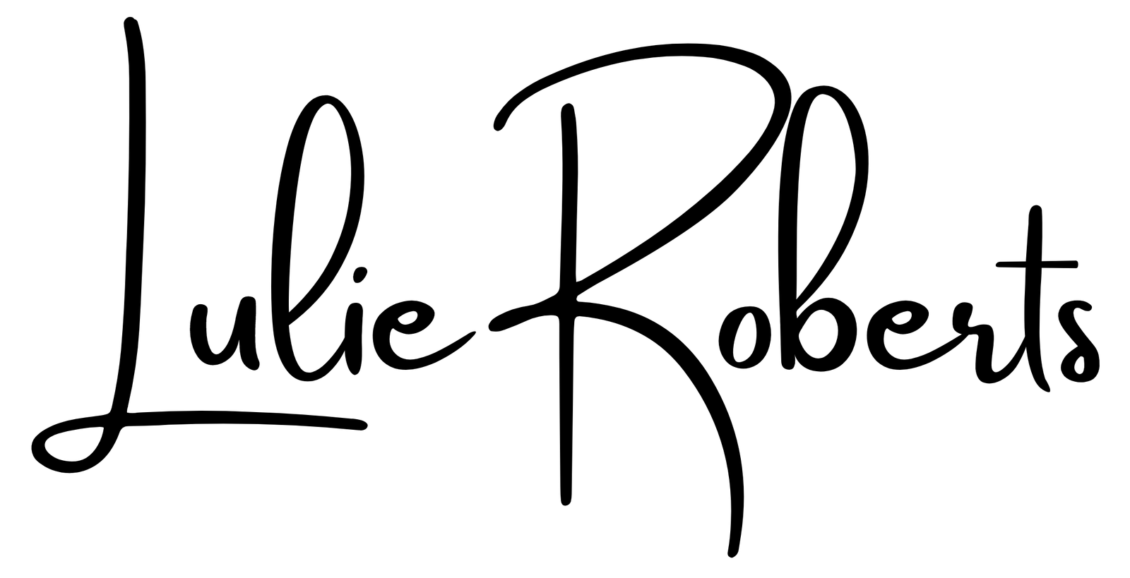 Lulie Roberts Wordmark logo